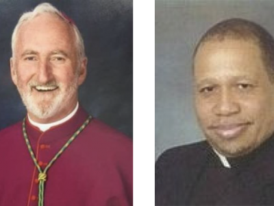Bishop David O'Connell and Fr. Anthony Bozeman, SSJ